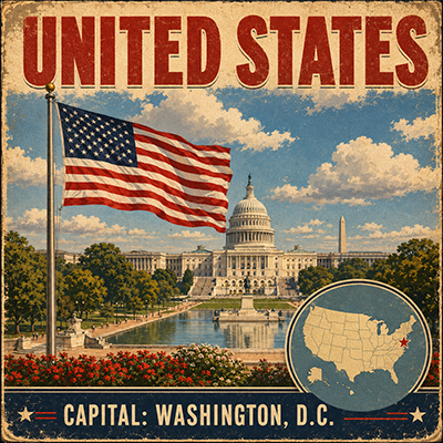 States poster icon